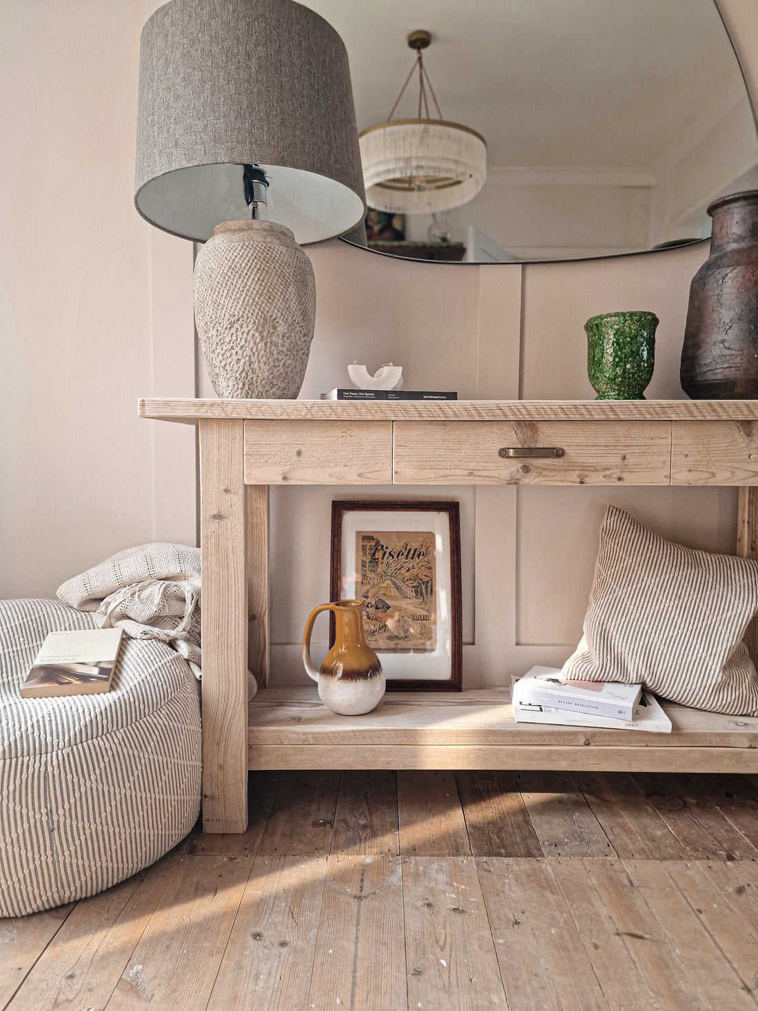 Shore Console Table with Drawer