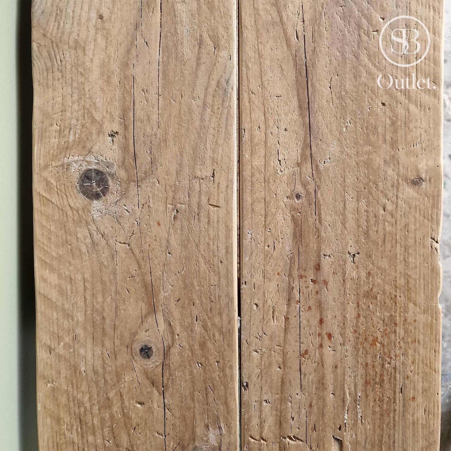 French Console Table - 110cm Long - Antique Oak (very Light)