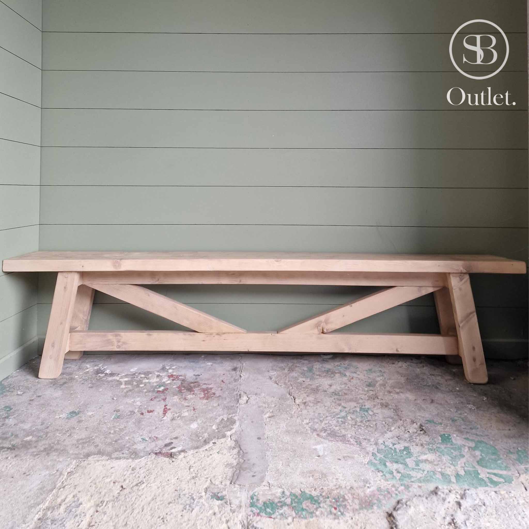Coast Bench - 200cm Long - Sand