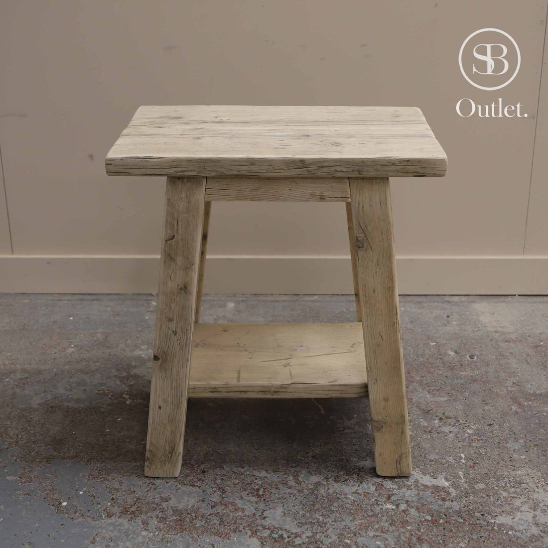 French Side Table - 56cm High - Natural