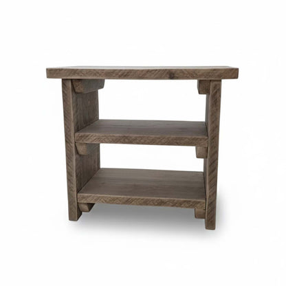 Shoe Rack &amp; Bench - 60cm L x 35cm D - Natural