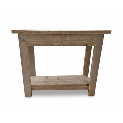 Two Drawer Shore Console - 100cm L x 34cm D - Natural