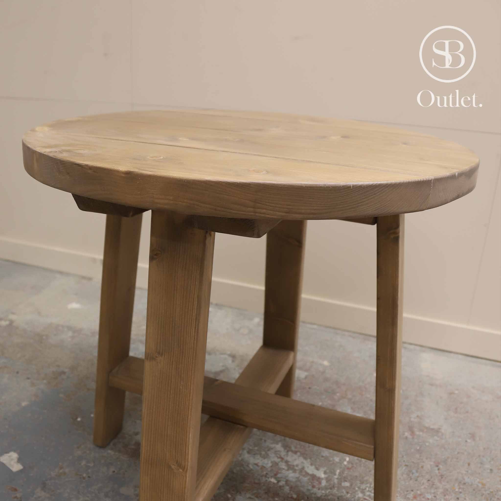 Olsen Round Dining Table - 75cm Dia. - Hazel