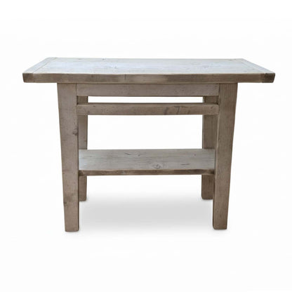 French Console - 90cm L x 32cm D - Limed Oak