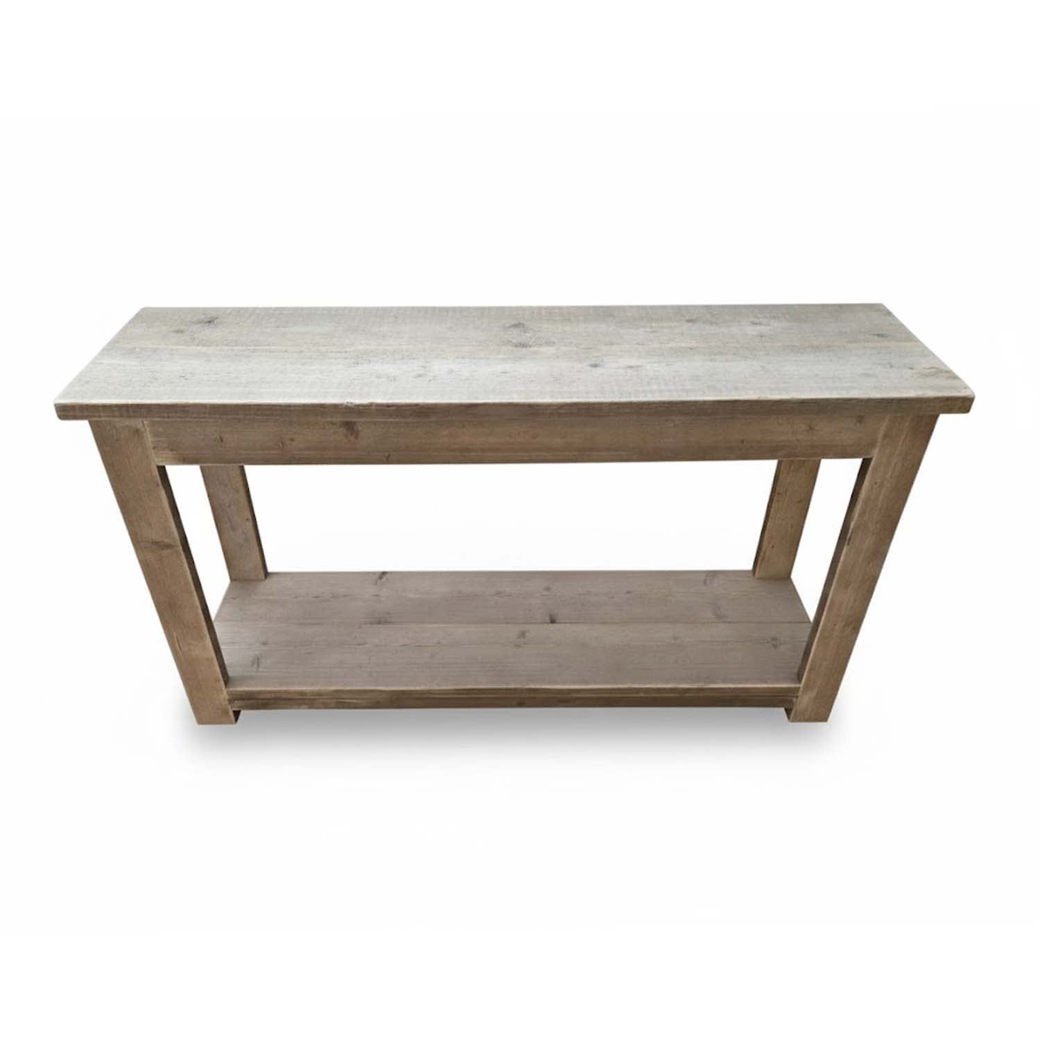 Reclaimed V-back Console - 150cm L x 40cm D - Natural (NO &