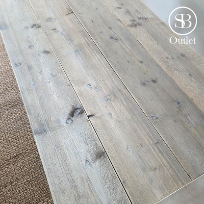 Andersson Dining Table - 180cm Long x 88cm Deep x 75cm High - Limed Oak