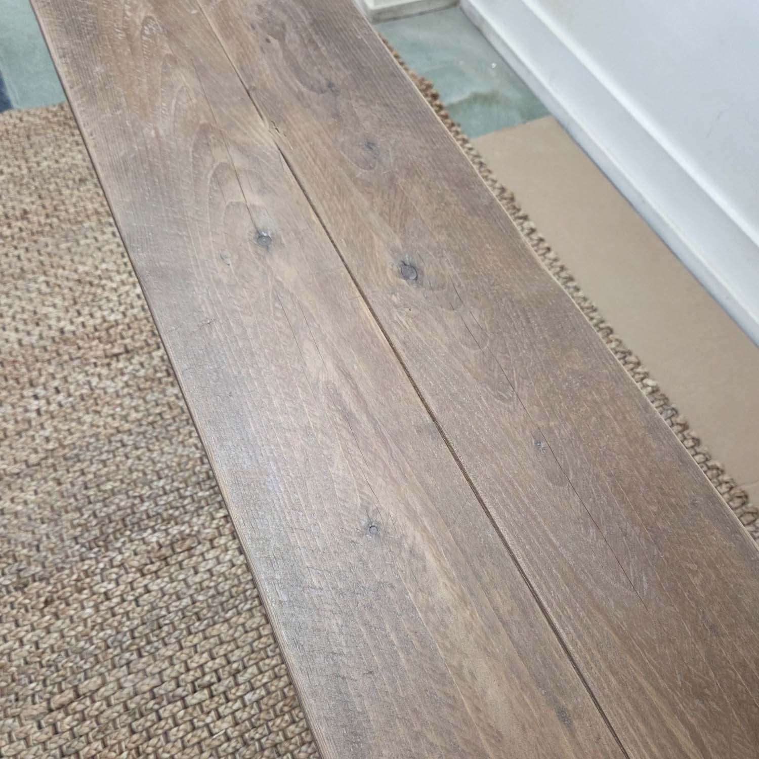 French Console Table - 110cm L x 32cm D - Antique