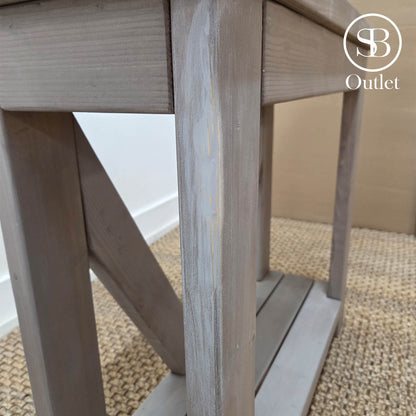 V-back Console - 90cm Long x 29cm Deep - Mink (discontinued colour)