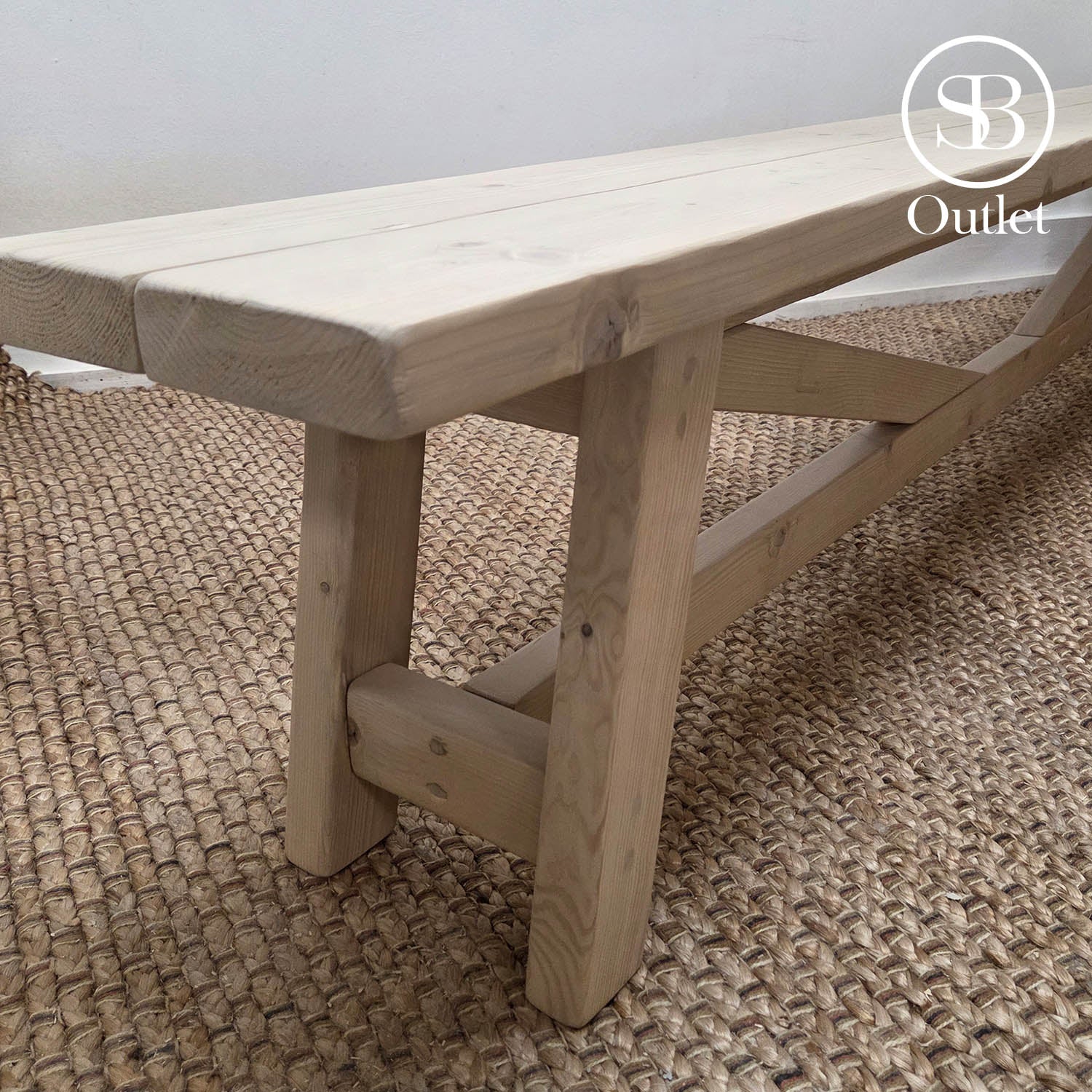 Coast Bench - 260cm Long - Sand