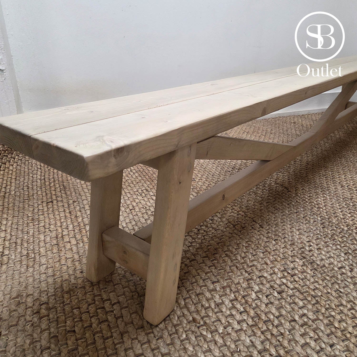 Coast Bench - 260cm Long - Sand