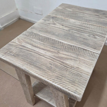 French Side Table - 40cm Wide x 64cm Deep x 57cm High - Natural