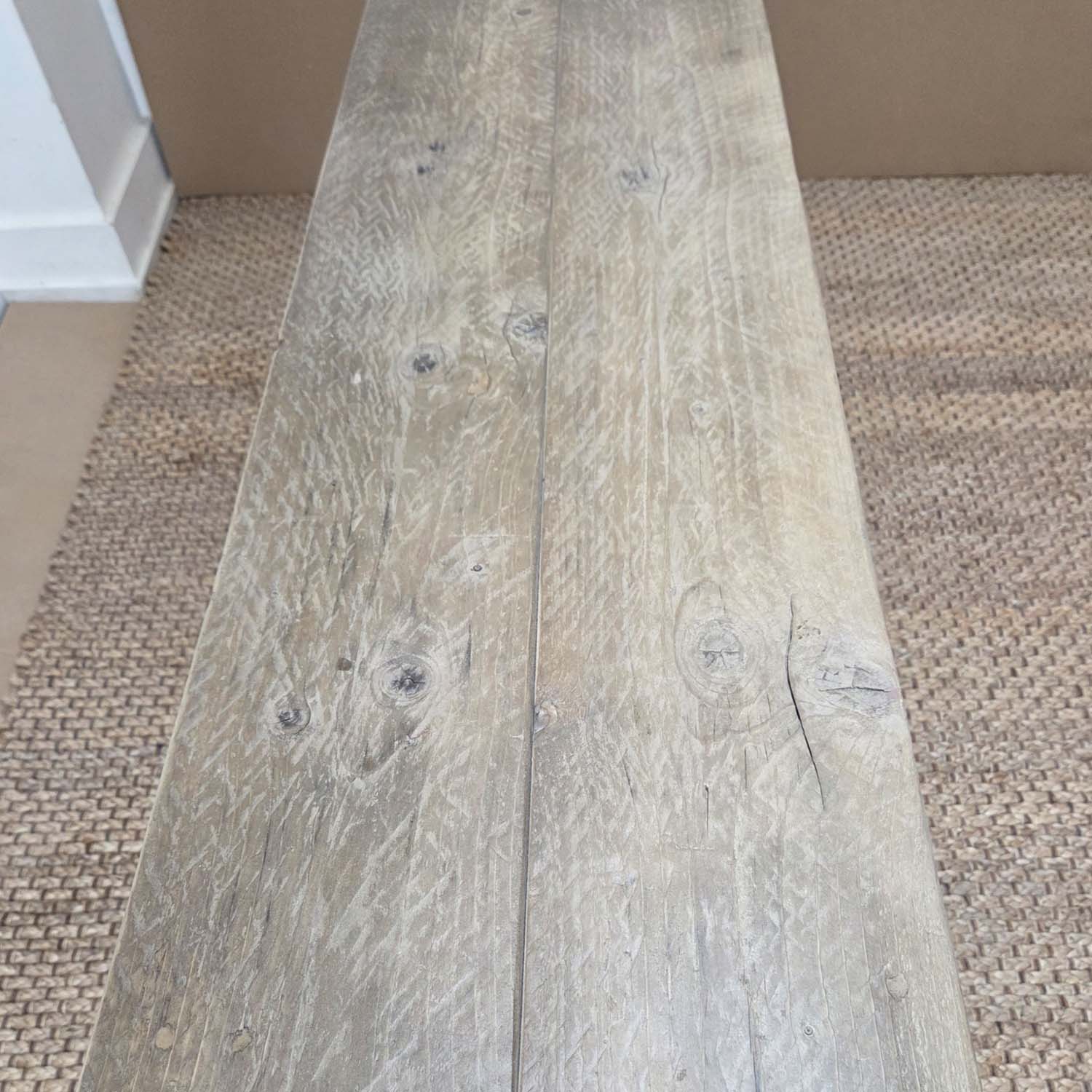 Reclaimed V-back - 120cm L x 40cm D - Antique