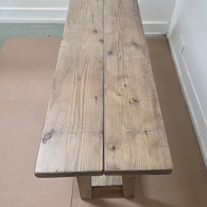 Splay Console Table - 150cm Long x 38cm Deep x 85cm High - Antique