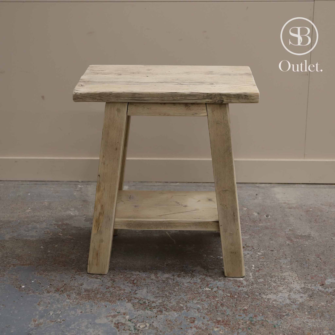 French Side Table - 56cm High - Natural