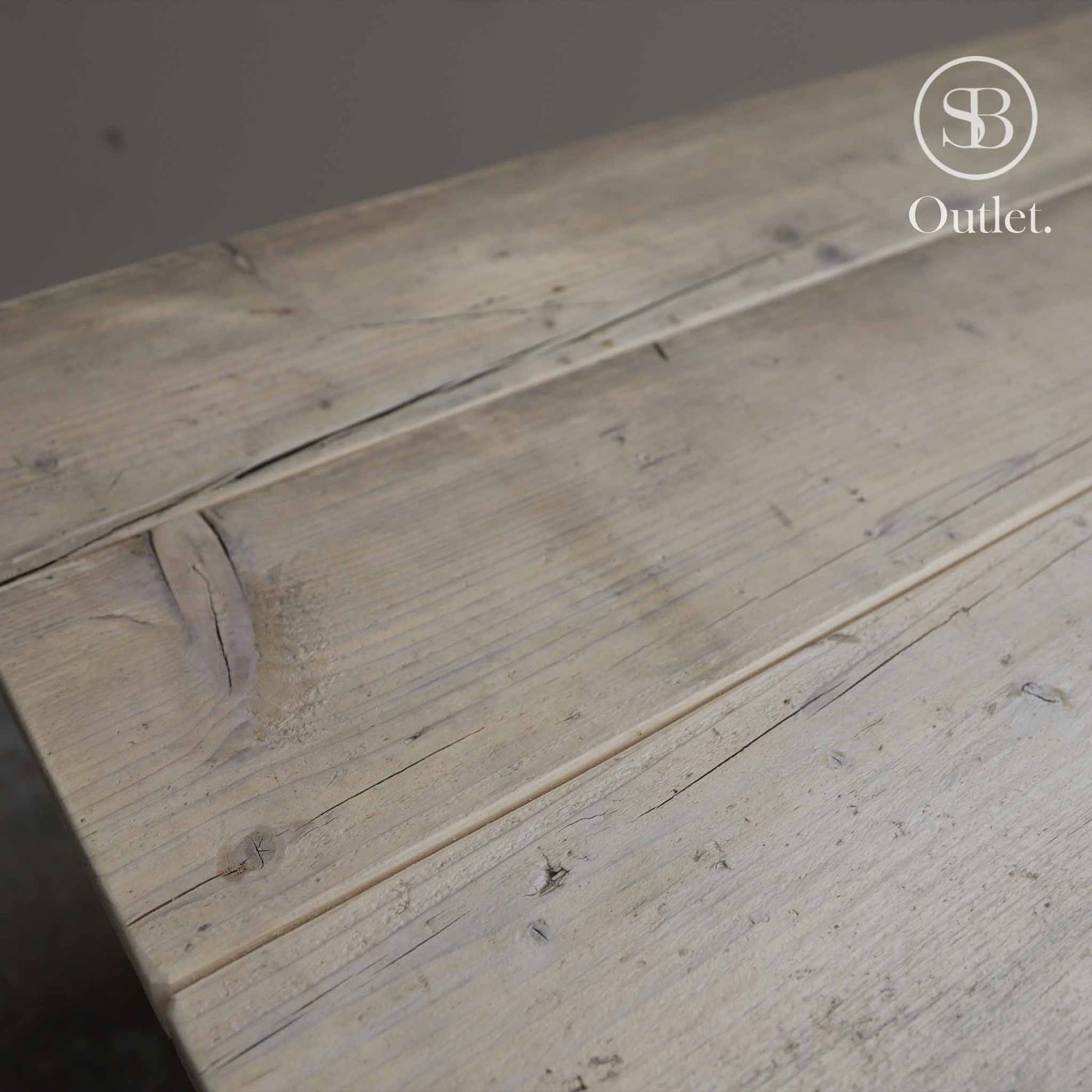 Splay Coffee Table - 80cm Long x 48cm Deep - Natural