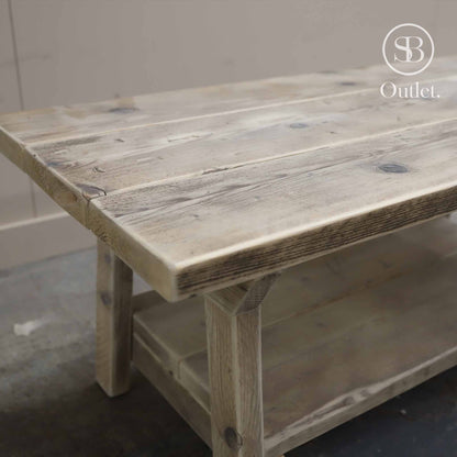 Splay Coffee Table - 100cm Long x 50cm Deep - Natural