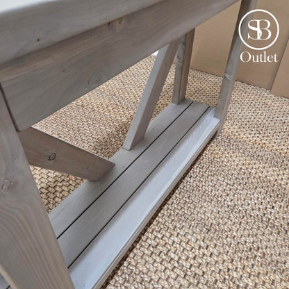 V-back Console - 120cm Long x 29cm Deep - Mink (discontinued colour)