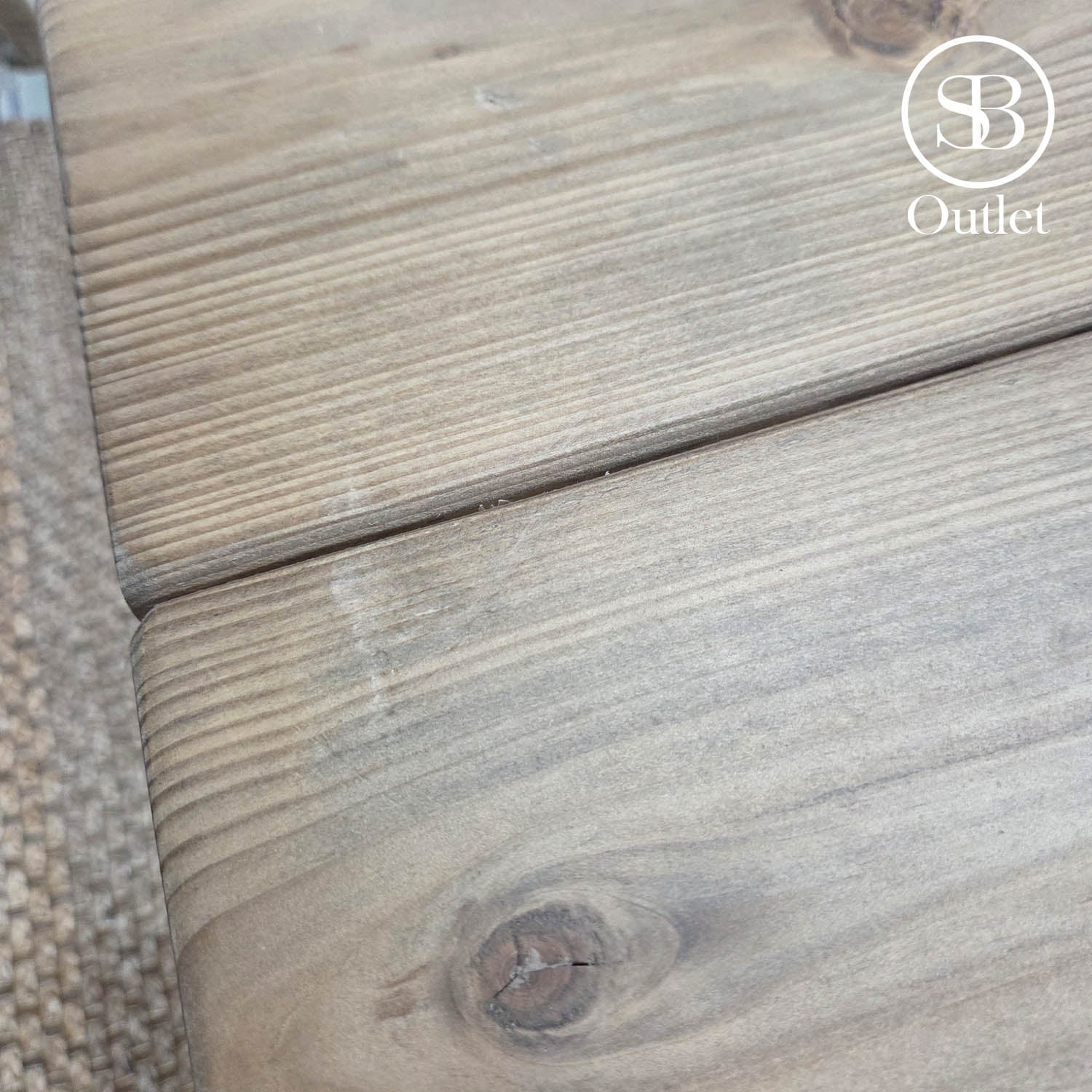 V-back Console - 130cm Long x 39cm Deep - Hazel