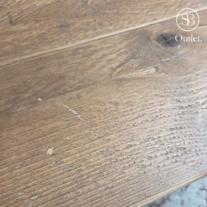 Andersson Dining Table &amp; Bench - 260cm L - Antique (SOLD AS A PAIR)