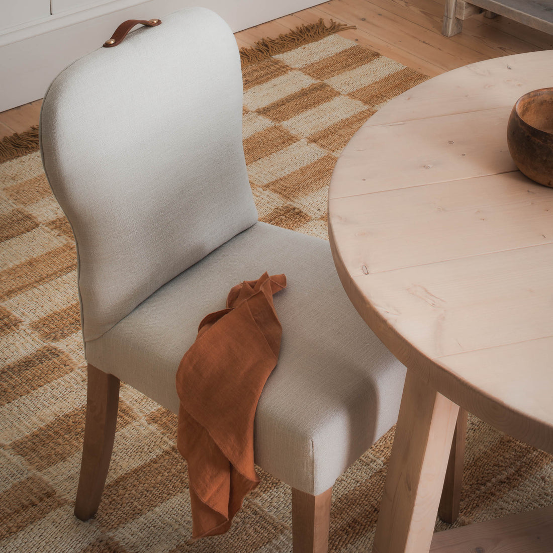 The Dune Dining Chair - Rustic Linen