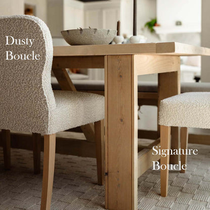 The Dune Dining Chair - Boucle