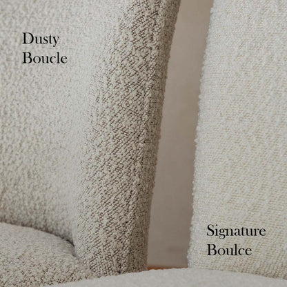 The Tuft Dining Chair - Boucle