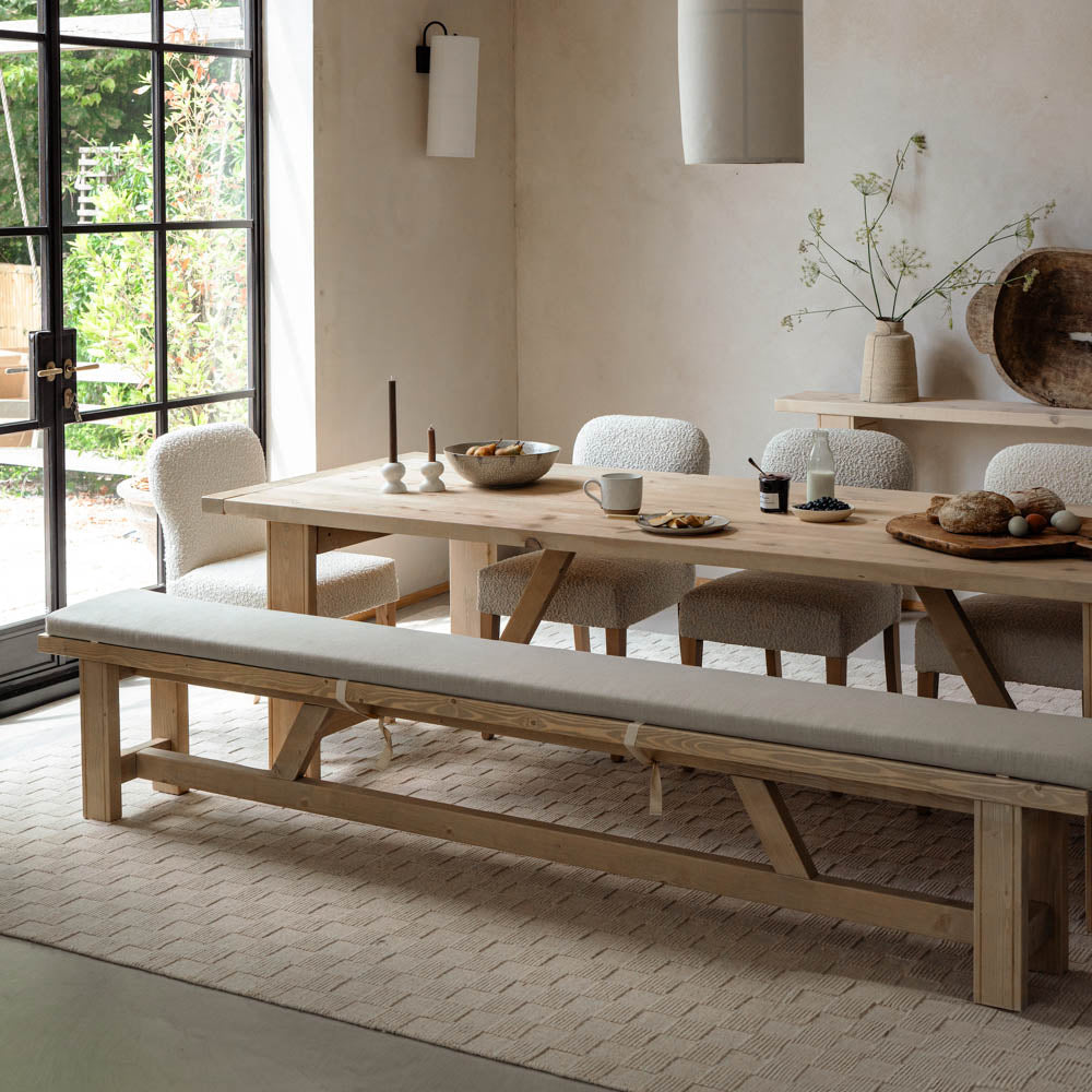 Heritage Dining Bench made from solid wood by Still and Bloom