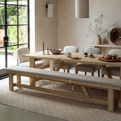 Heritage Dining Bench made from solid wood by Still and Bloom