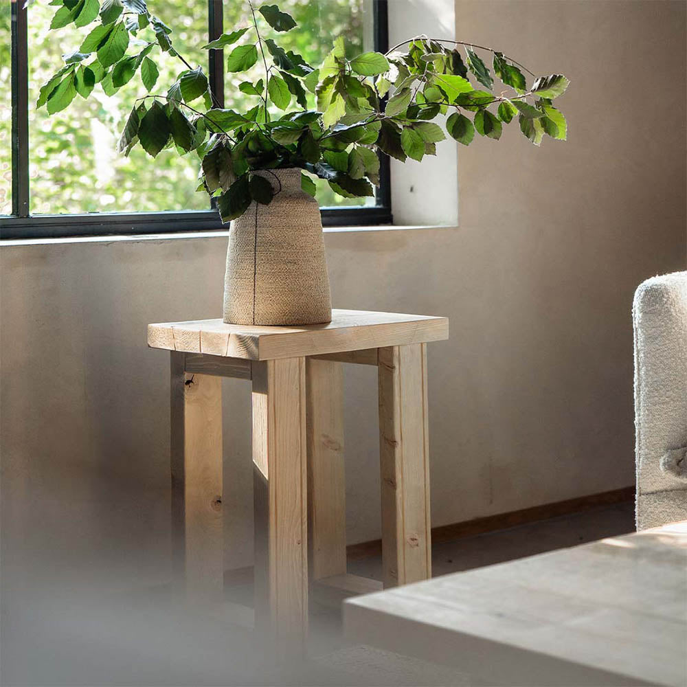 Heritage side table in solid wood from Still and Bloom