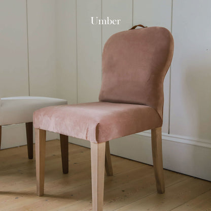 The Dune Dining Chair - Eco Velvet