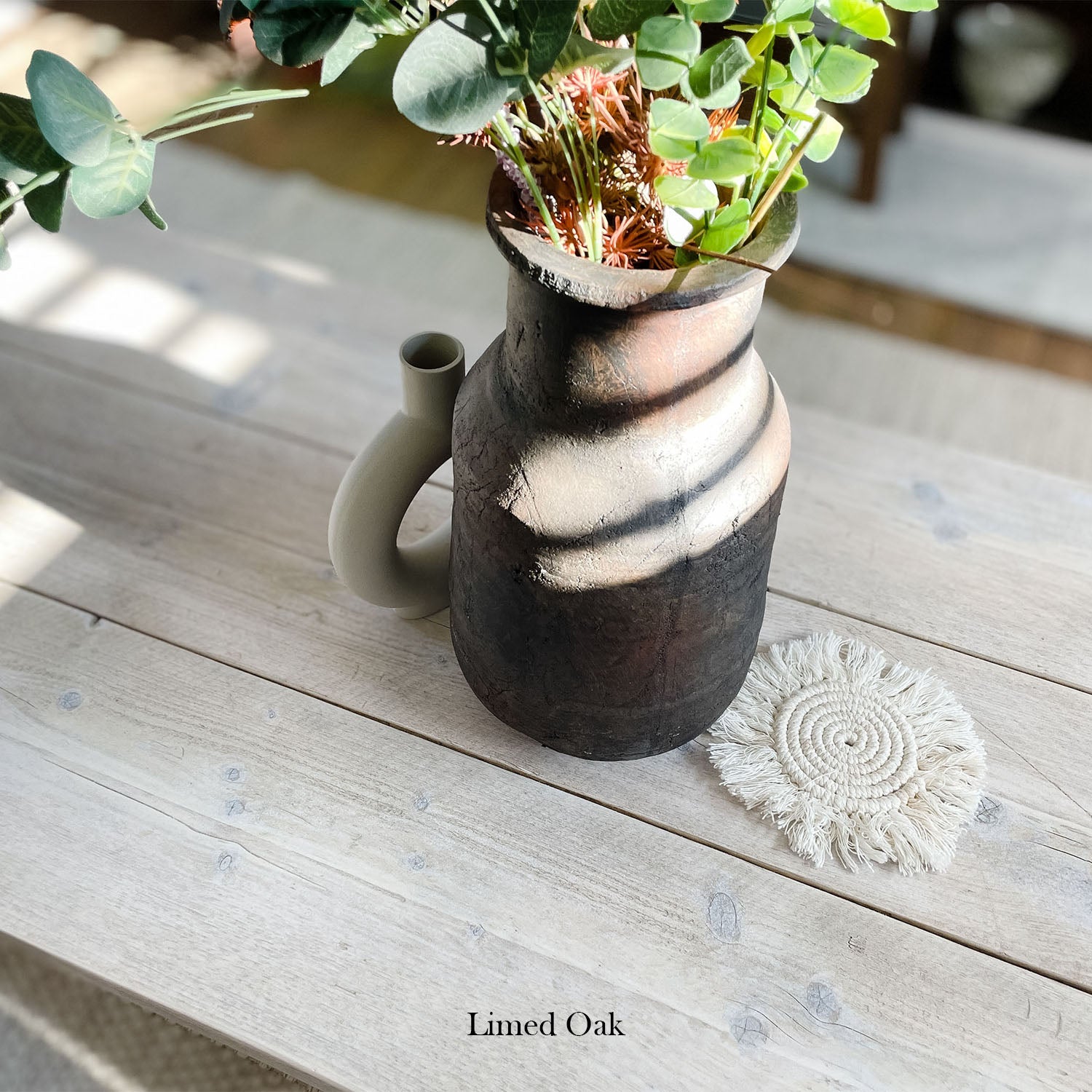 Reclaimed wood shelves (no brackets)
