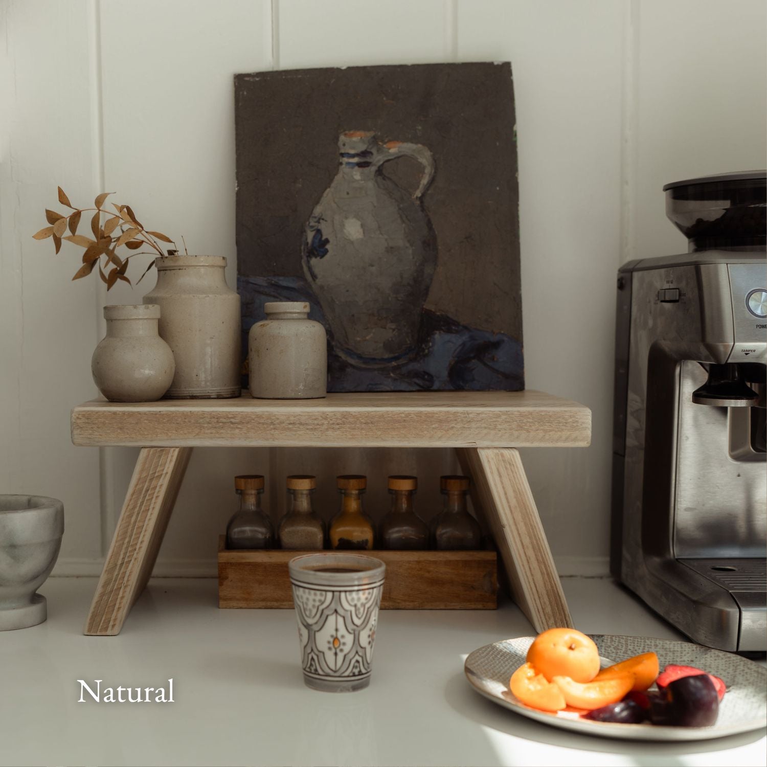 Rustic wooden caddy for storage