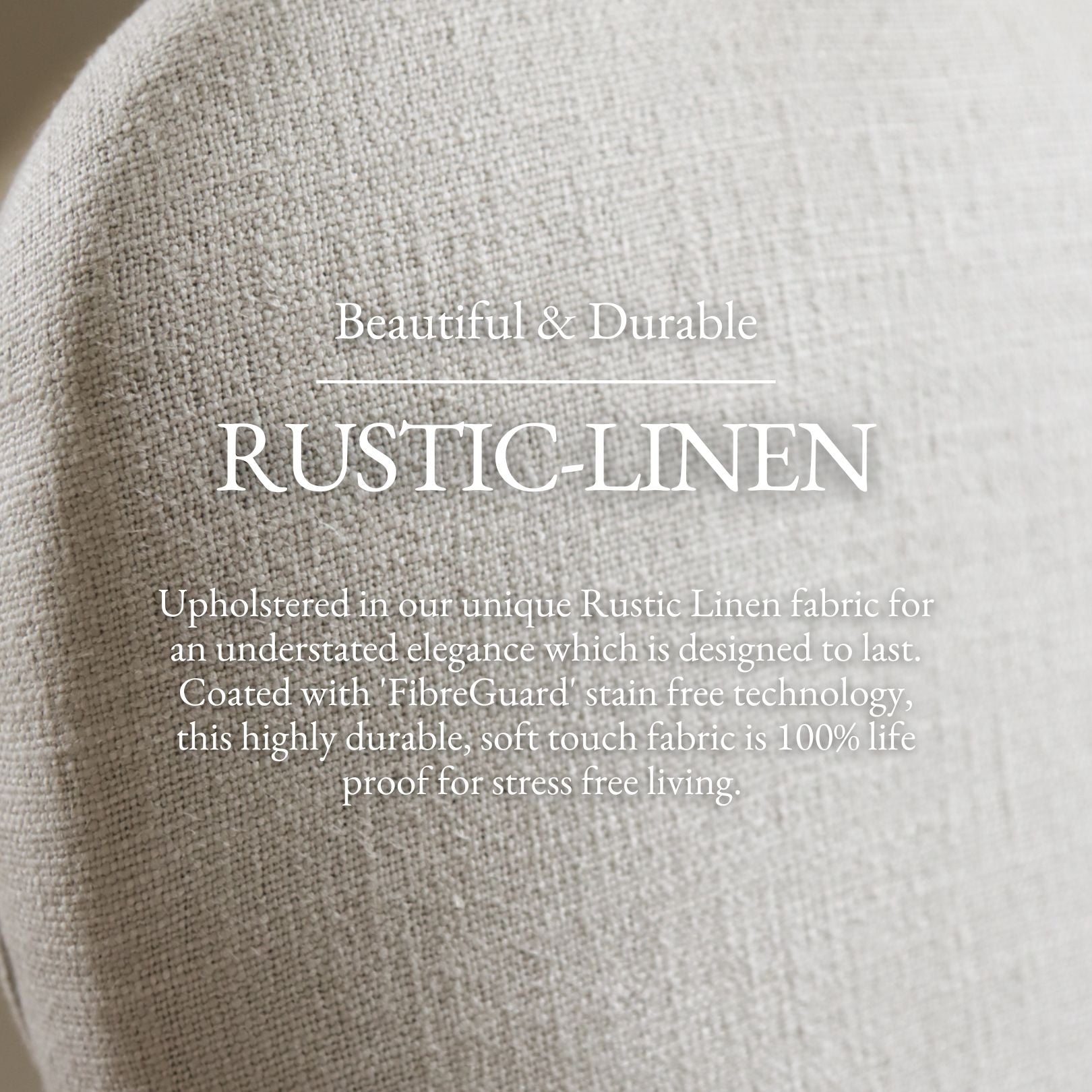 The Tuft Dining Chair - Rustic Linen