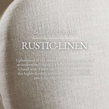 The Tuft Dining Chair - Rustic Linen