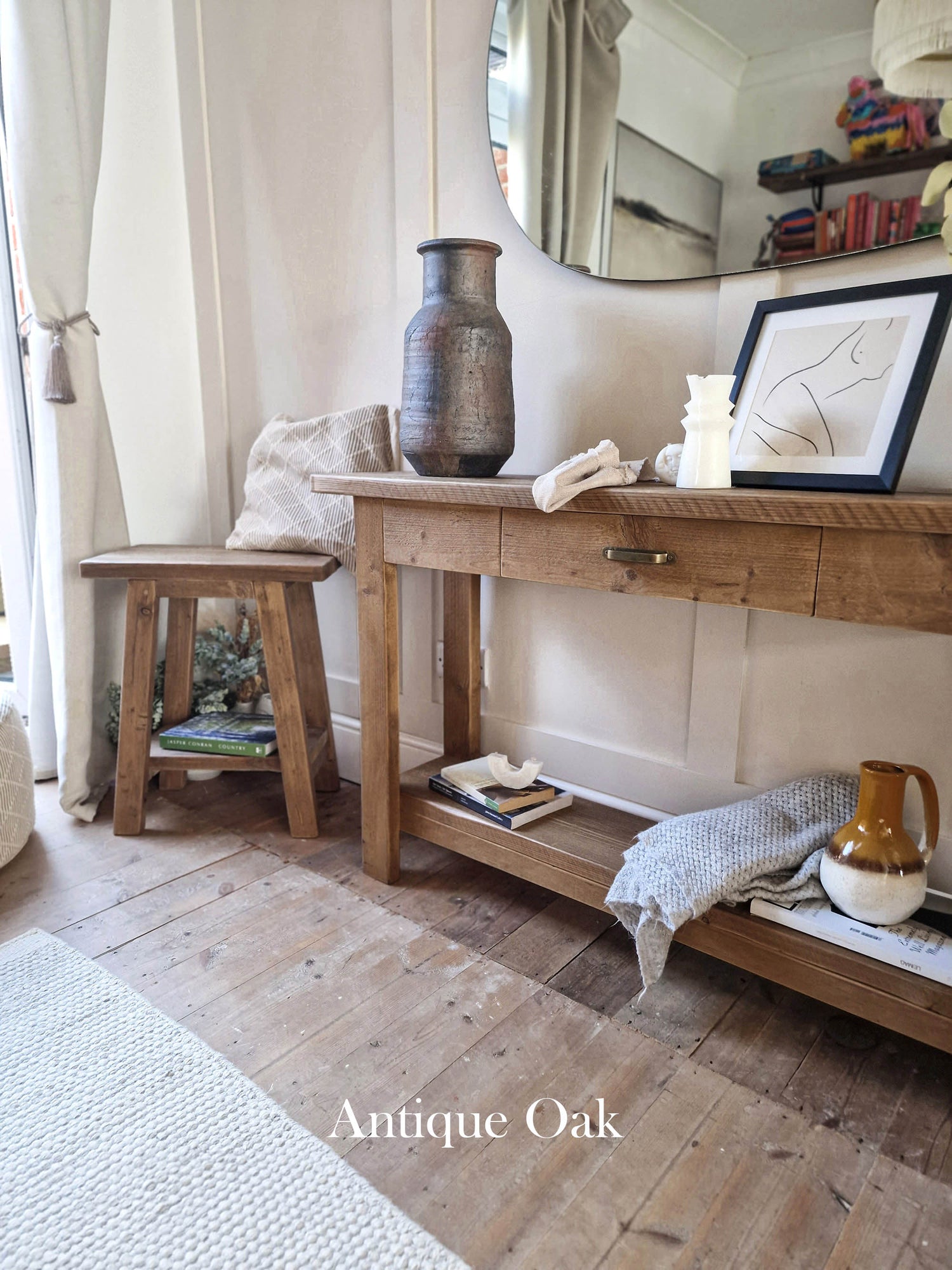 Shore Console Table with Drawer