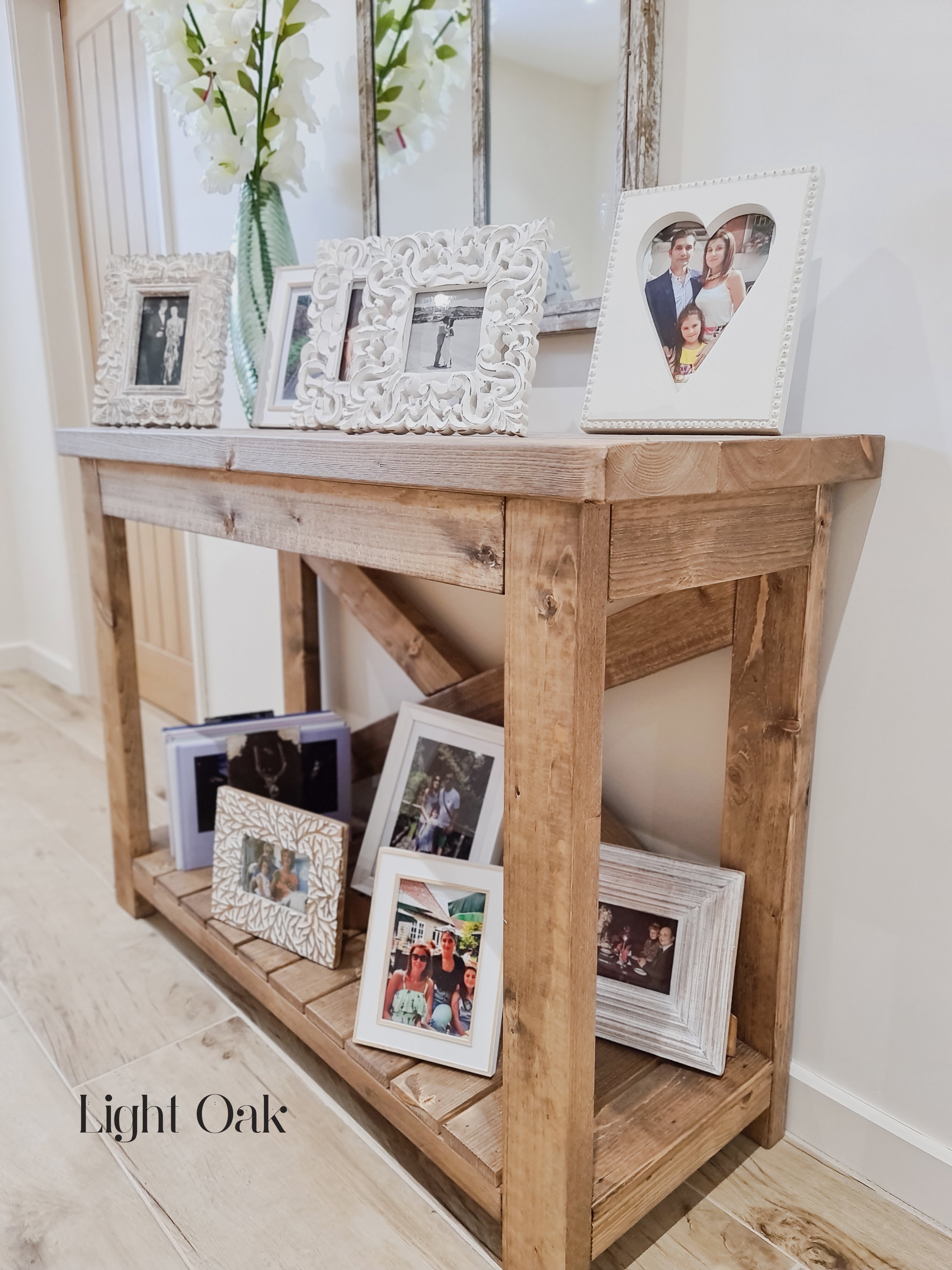 The Crossback Console Table