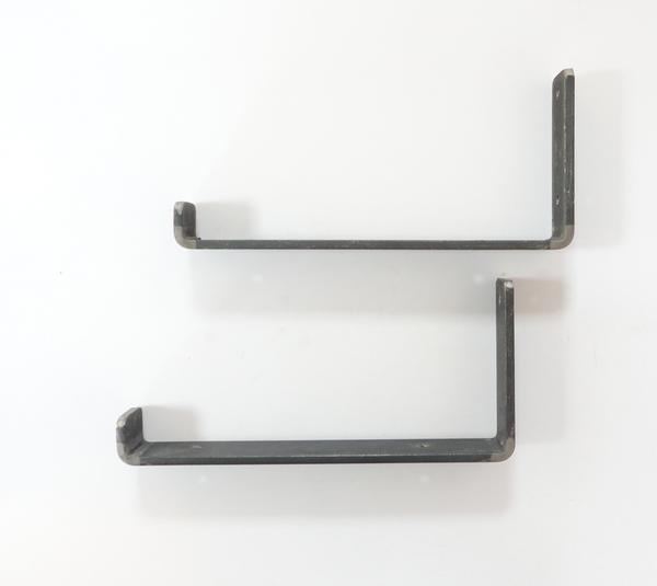 Aged steel angle brackets. (Sold individually)