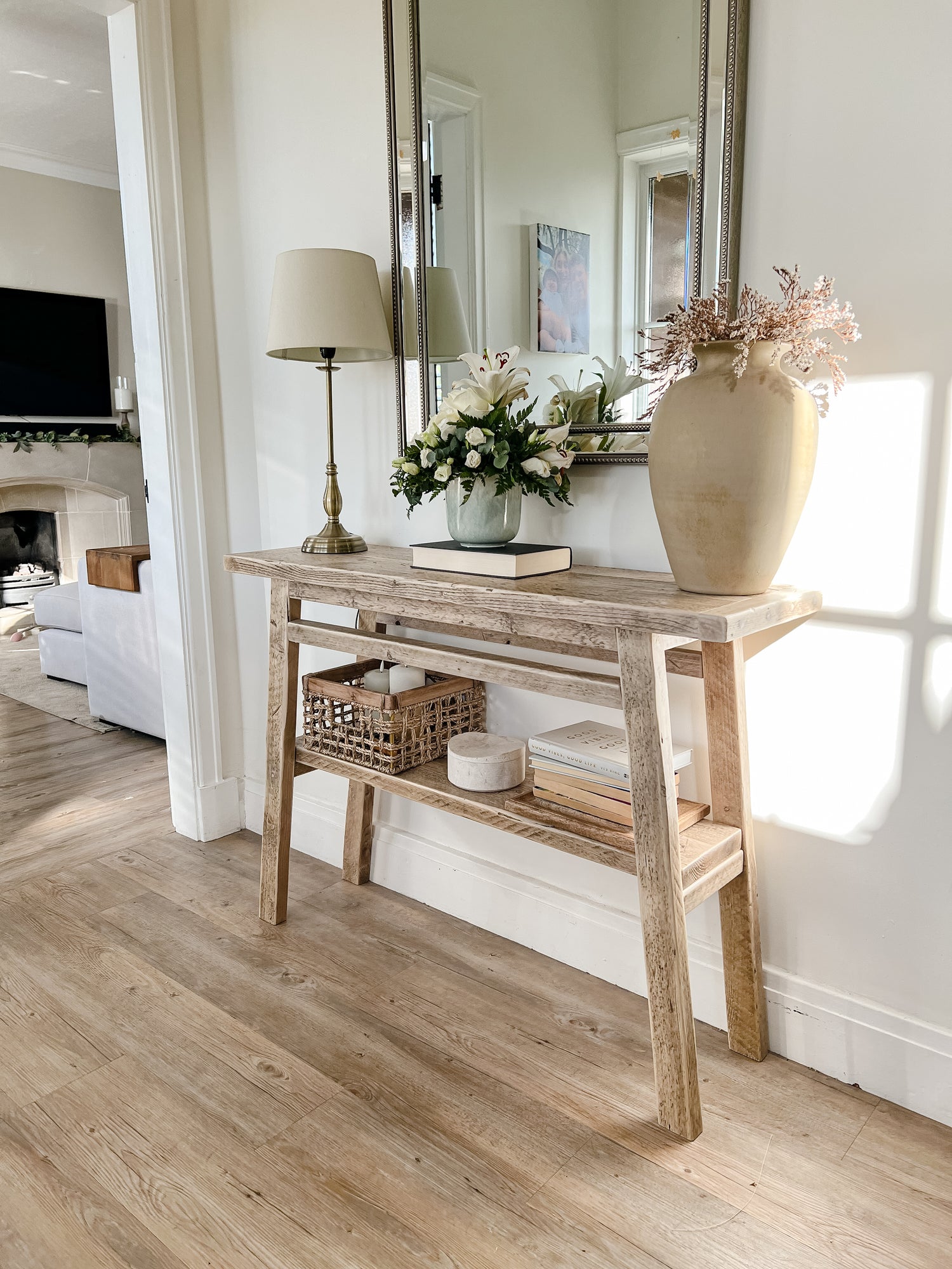 French Console Solid Wood Table