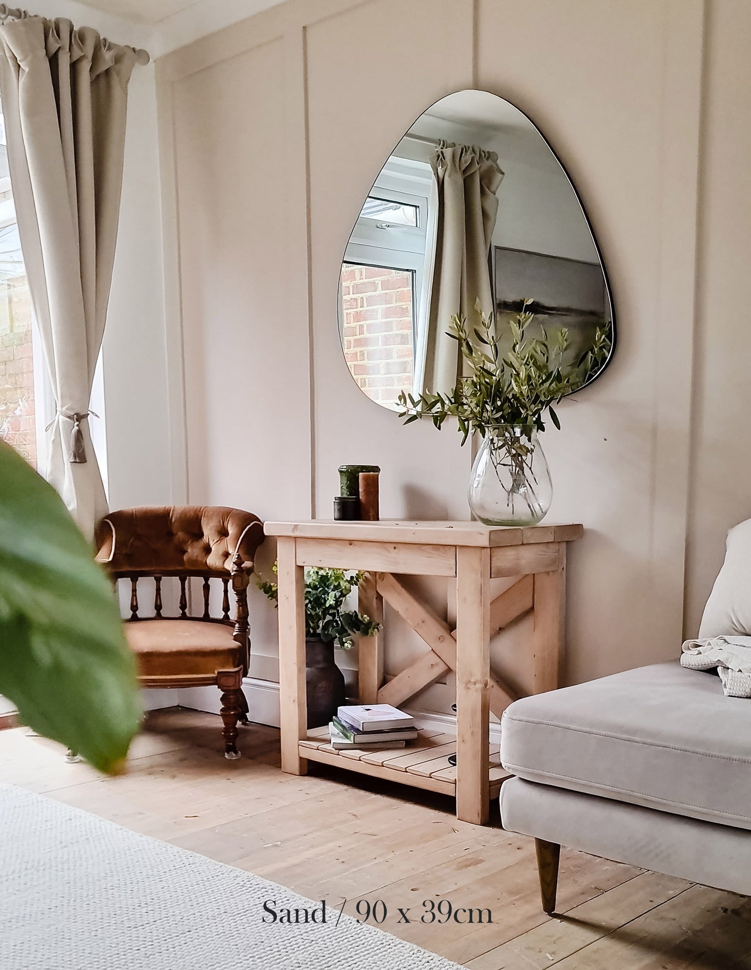The Crossback Console Table